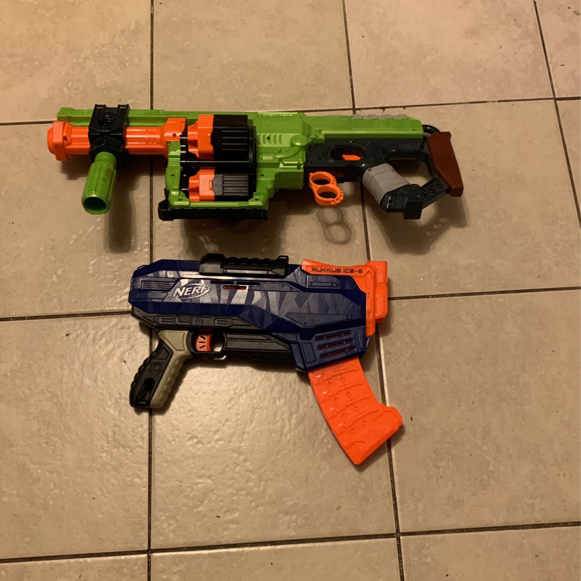 Doomanator And Ruckus Nerf Gun