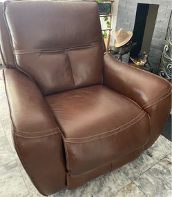 leather couch set  (large lounge 2 seat & single)