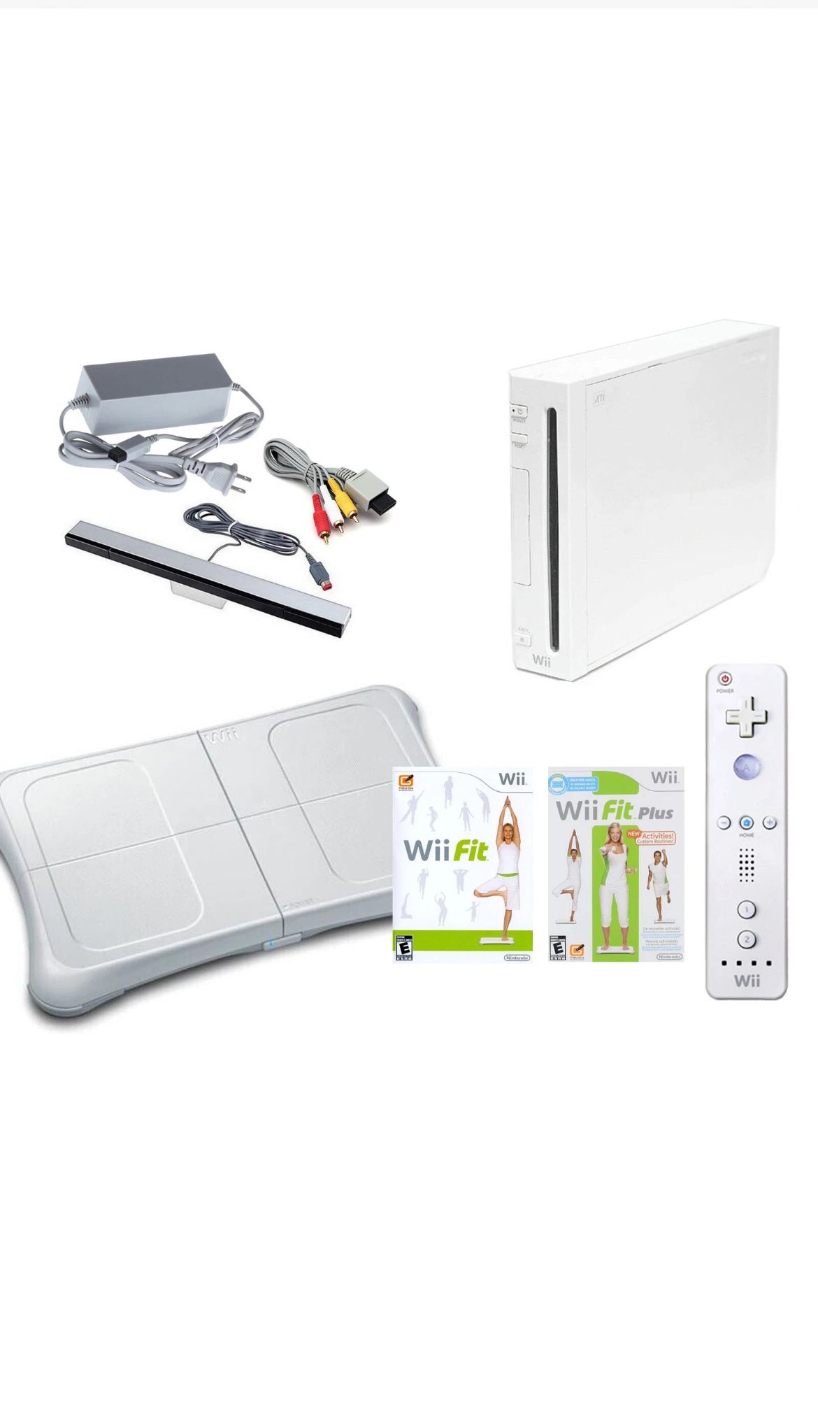 Nintendo Wii Console With Fitness Plus