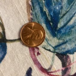 1969 D Slightly Off center Penny 