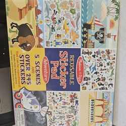 Melissa and Doug Reusable Sticker Pad - Dress Up -Reusable Stickers