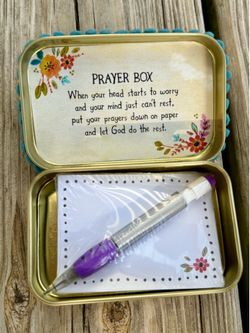 Natural Life Prayer Box “Today I Will Not Stress Over Things I Can’t Control”