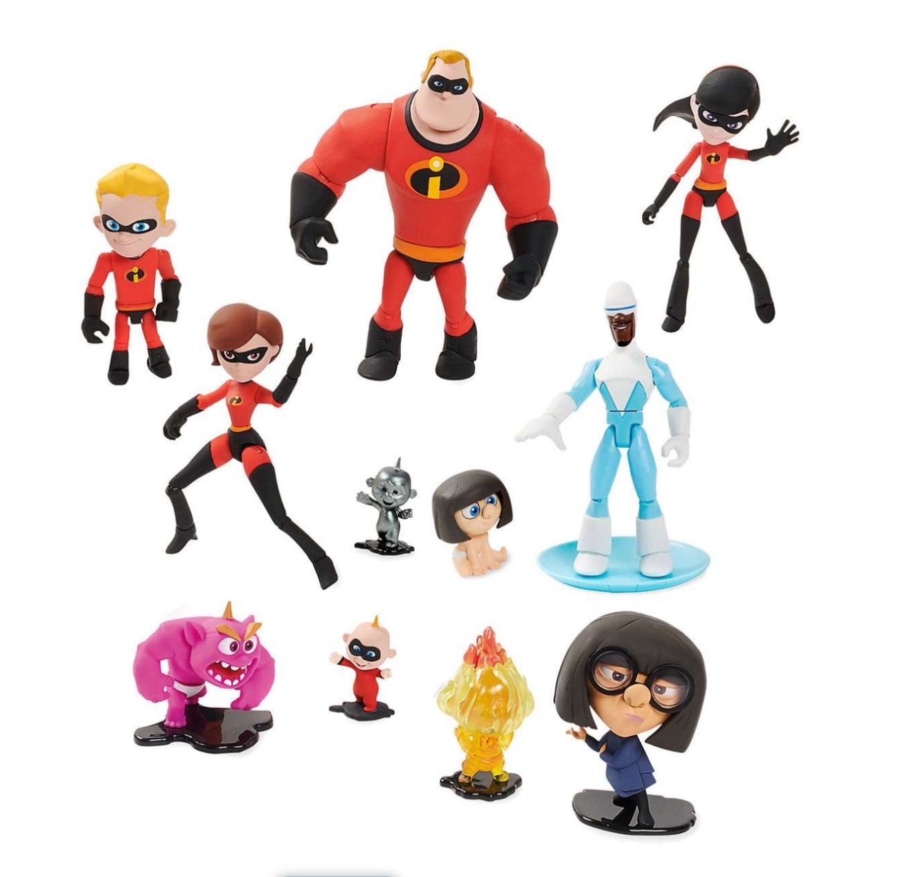 Disney Store Exclusive: PIXAR TOYBOX Incredibles 2 Collection - Three Sets