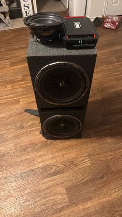 Subs and amp and speaker