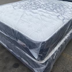 😴Mattress pillow top🥱 💎All sizes 💎12” inches tall 🔵Queen $199 🟣Full $180 🟠Twin $150 🟡King $330 🔴Cal king $330 🔘 Delivery available🚛
