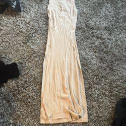 Brand New Beige Maxi Dress From The Hera Collection