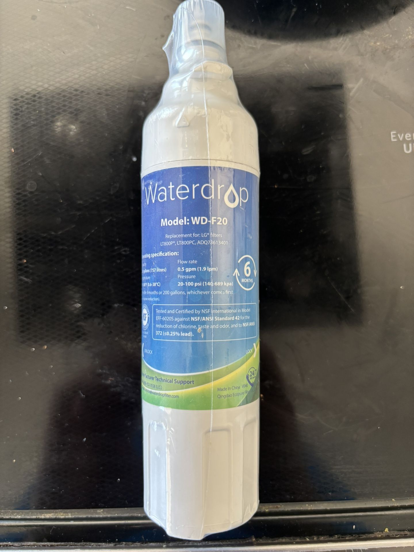 LG Water Filter Model: WD-F20