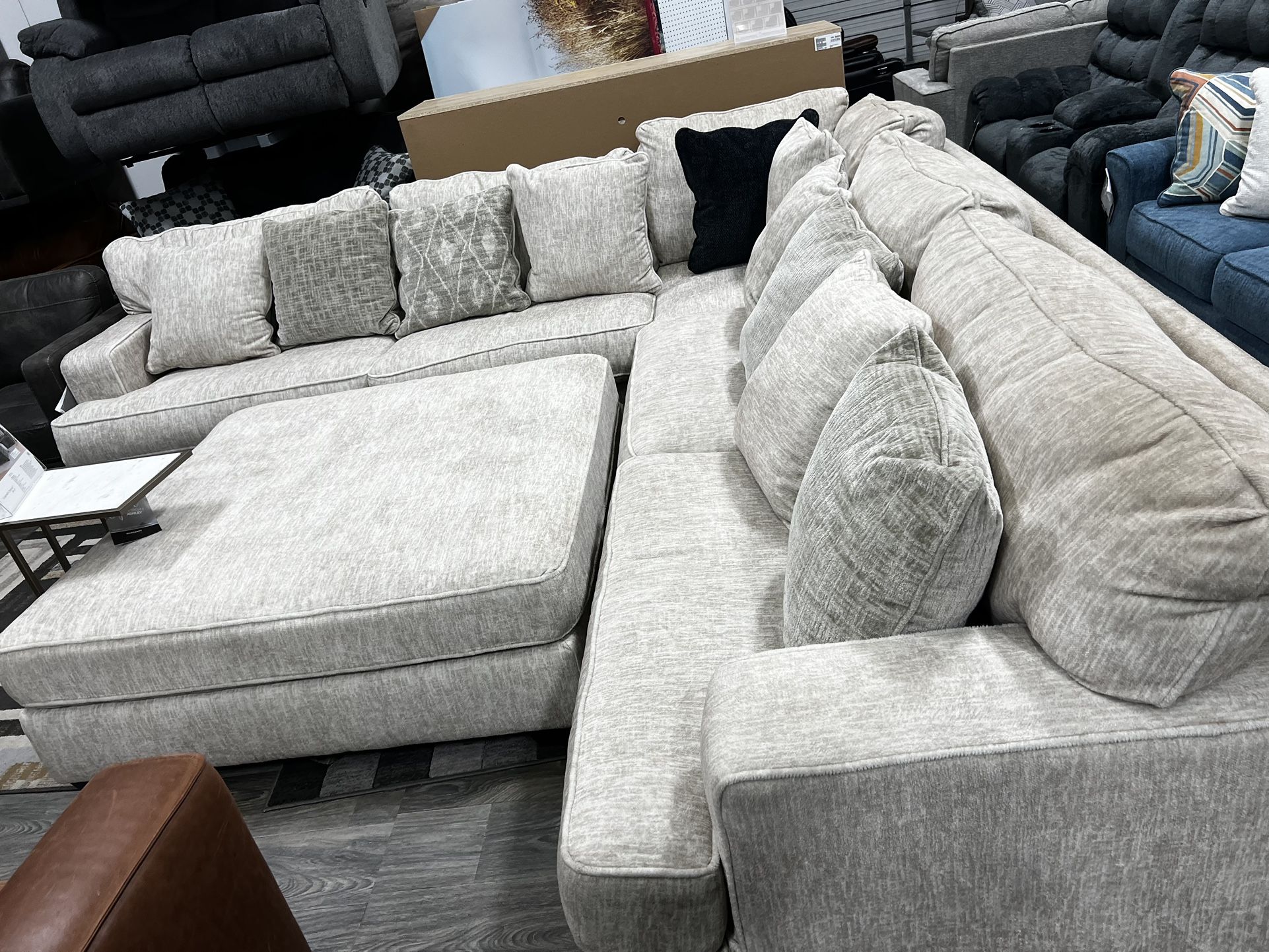 Creme Oversized Sectional