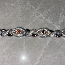 7.5in Diamond Bracelet. Evil Eye 