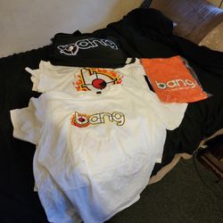 XL Bang Energy T Shirt Combo W / Bang Energy  Laptop Case 