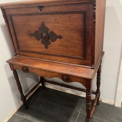 Antique Desk / Antique Vanity / Secretary’s Desk / Vanity Cabinet / French Desk / Writing Desk Jacobean Style