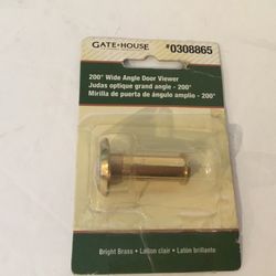 Gatehouse brass wide angle door viewer