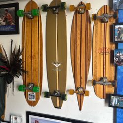 8 Rare skateboard Longboard Collection 