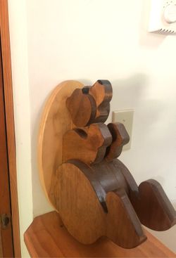 Wooden bear 🐻 decoration