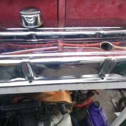 Chrome Valve Covers 350 Chevy 