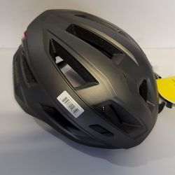 Lumière 3 Freetown Bicycle Helmet w/ Rear Light Dark Gray 