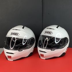 [HIS & HERS] 👫🏼🏍️ Shoei Neotec II Motorcycle Helmets w/Sena SRL SP51 Intercoms (MED & LRG)