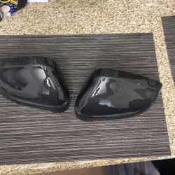 Audi S5 B9 Real Carbon Fiber Mirror Caps 
