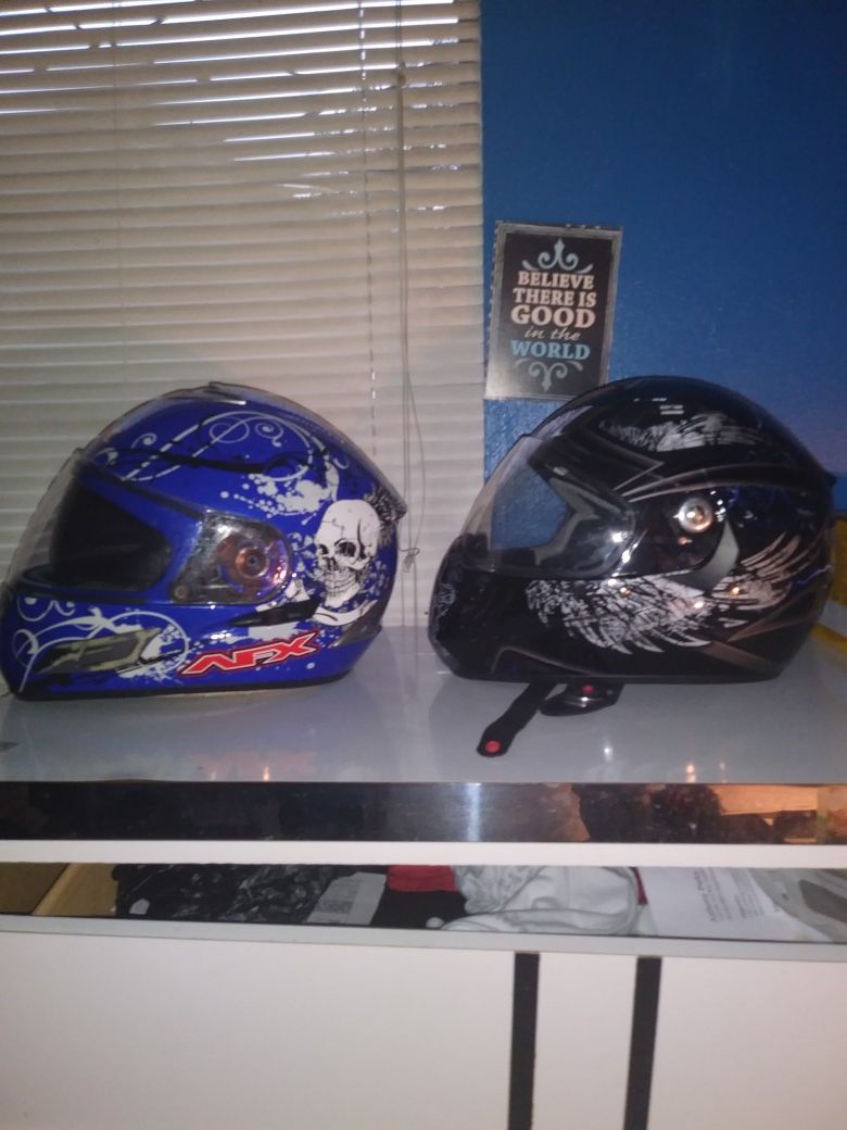 Motorcycle helmets