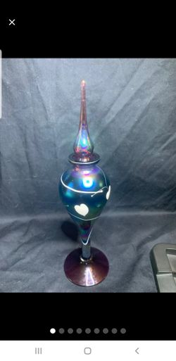 Vintage Collectible Handblown Perfume bottle