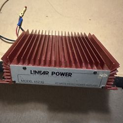 Linear Power 652iq Rare Old School Car Amplifier 