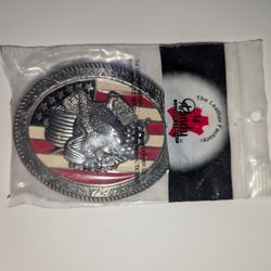 American Eagle Silver Belt Buckle
