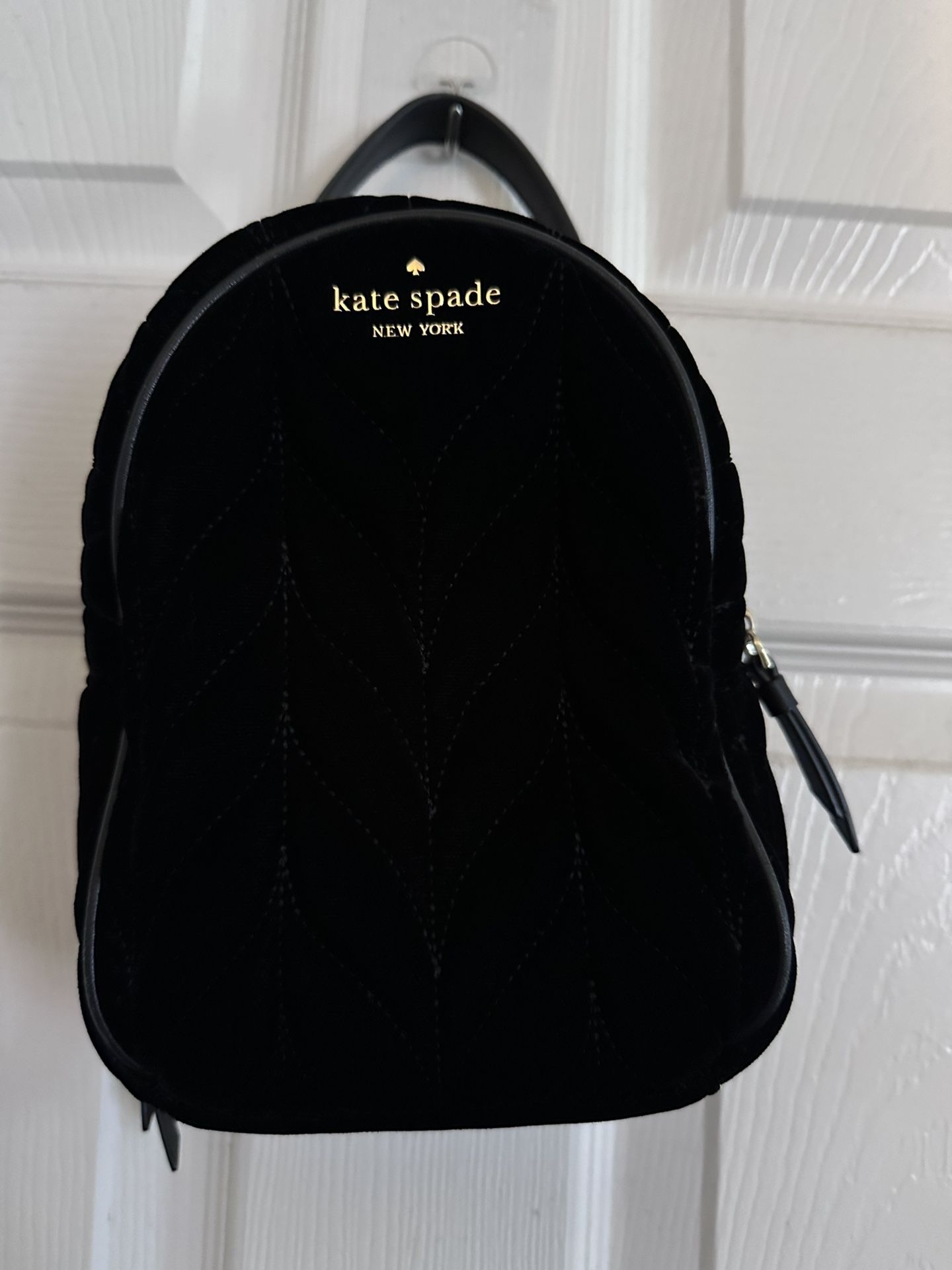 Kate Spade Briar Lane Quilted Velvet Mini Convertible 