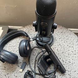 Streaming Bundle – Blue Yeti Mic, PS Wireless Headset, PS Camera – $75 OBO