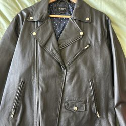 Obey Propaganda 100% Real Leather Biker Jacket