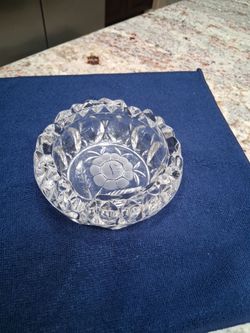 Never used Crystal Ashtray