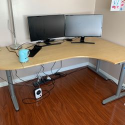 IKEA Galant Desks Setup