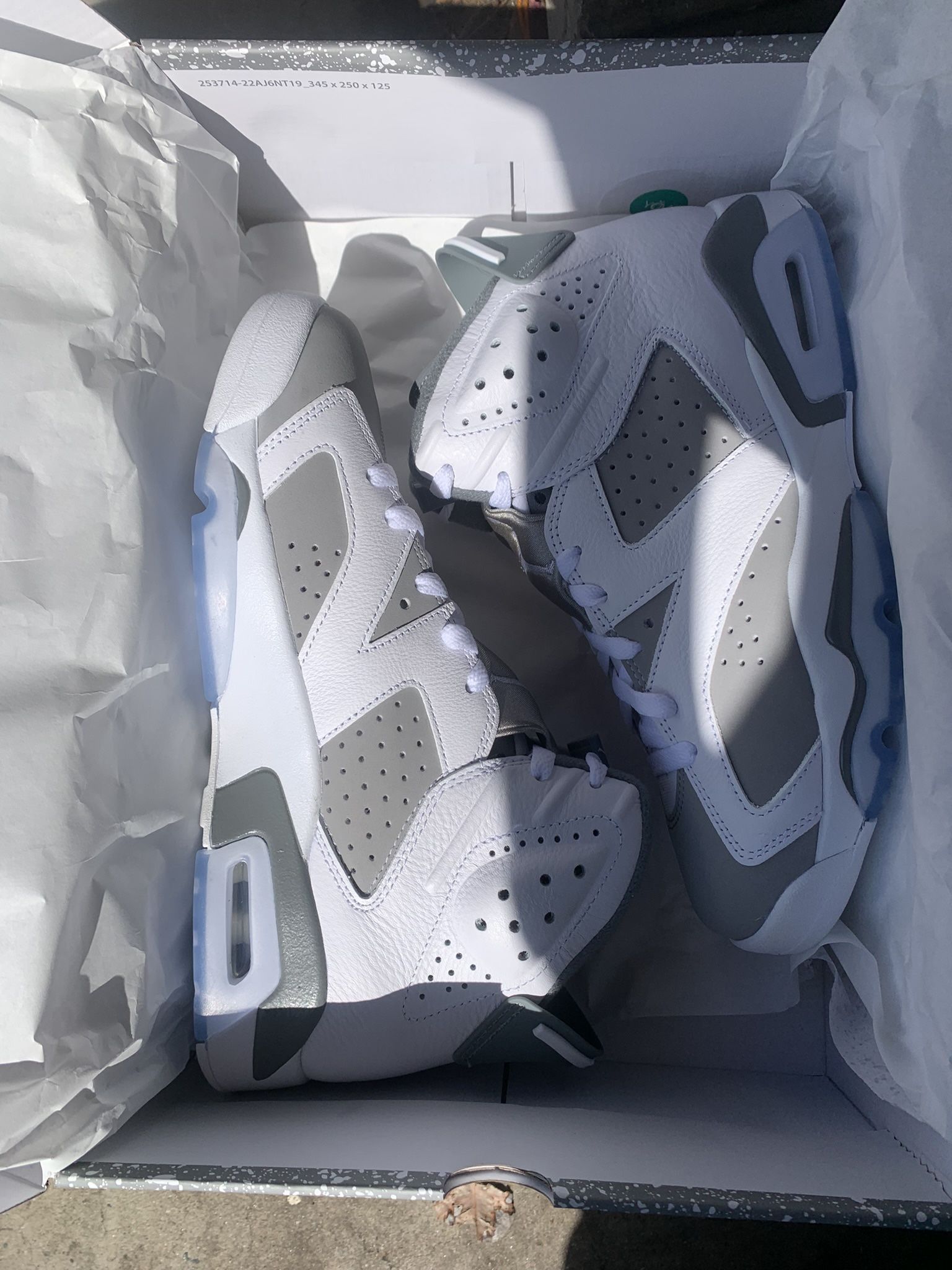 Jordan's 6s Cool Grey