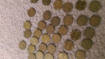 38 Chuck e Cheese coins for vending machines