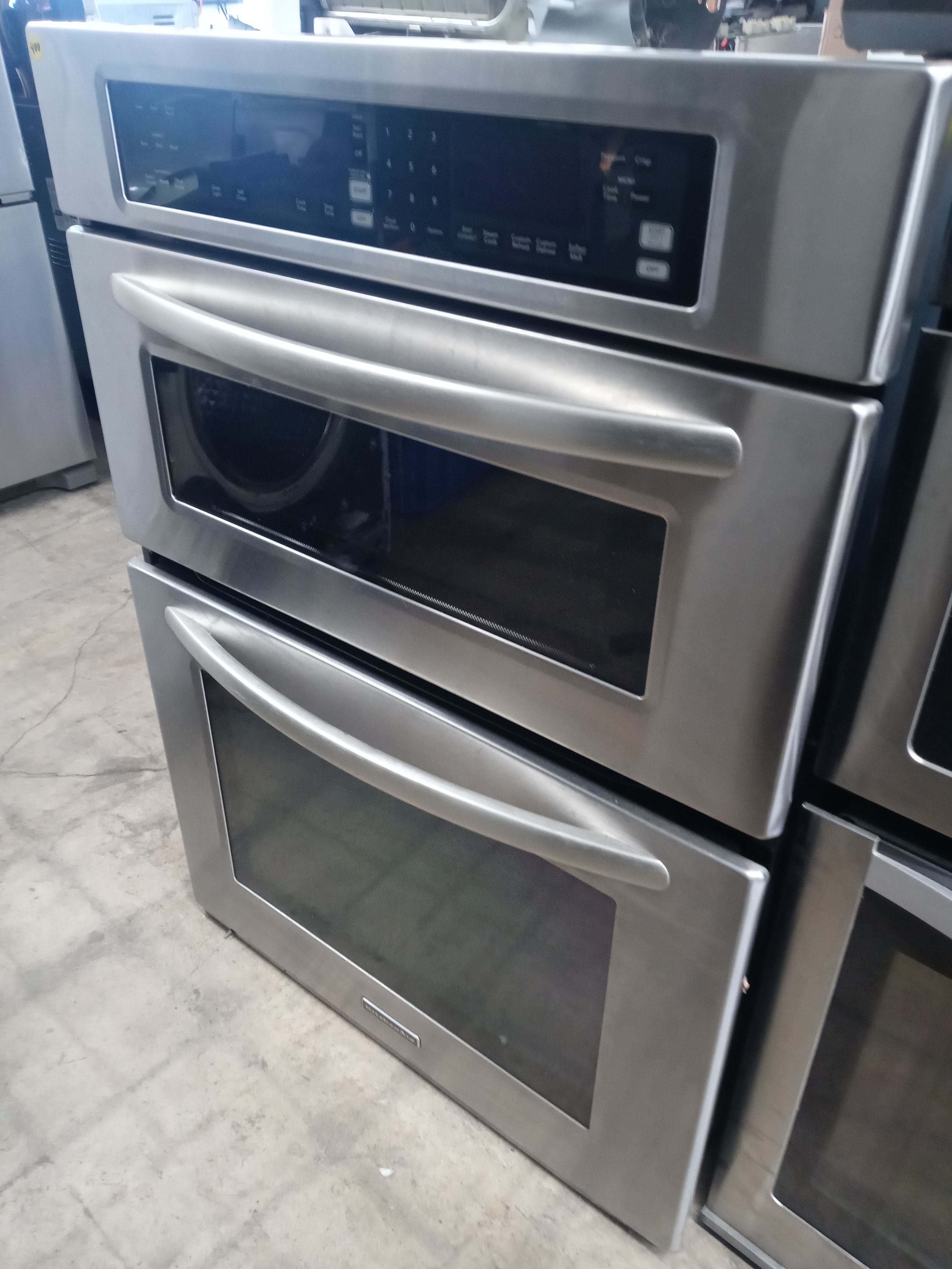 KitchenAid 30" stainless steel microwave wall oven combo - Free delivery