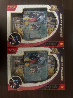 Pokémon TCG Greninja ex Box 30th Celebration