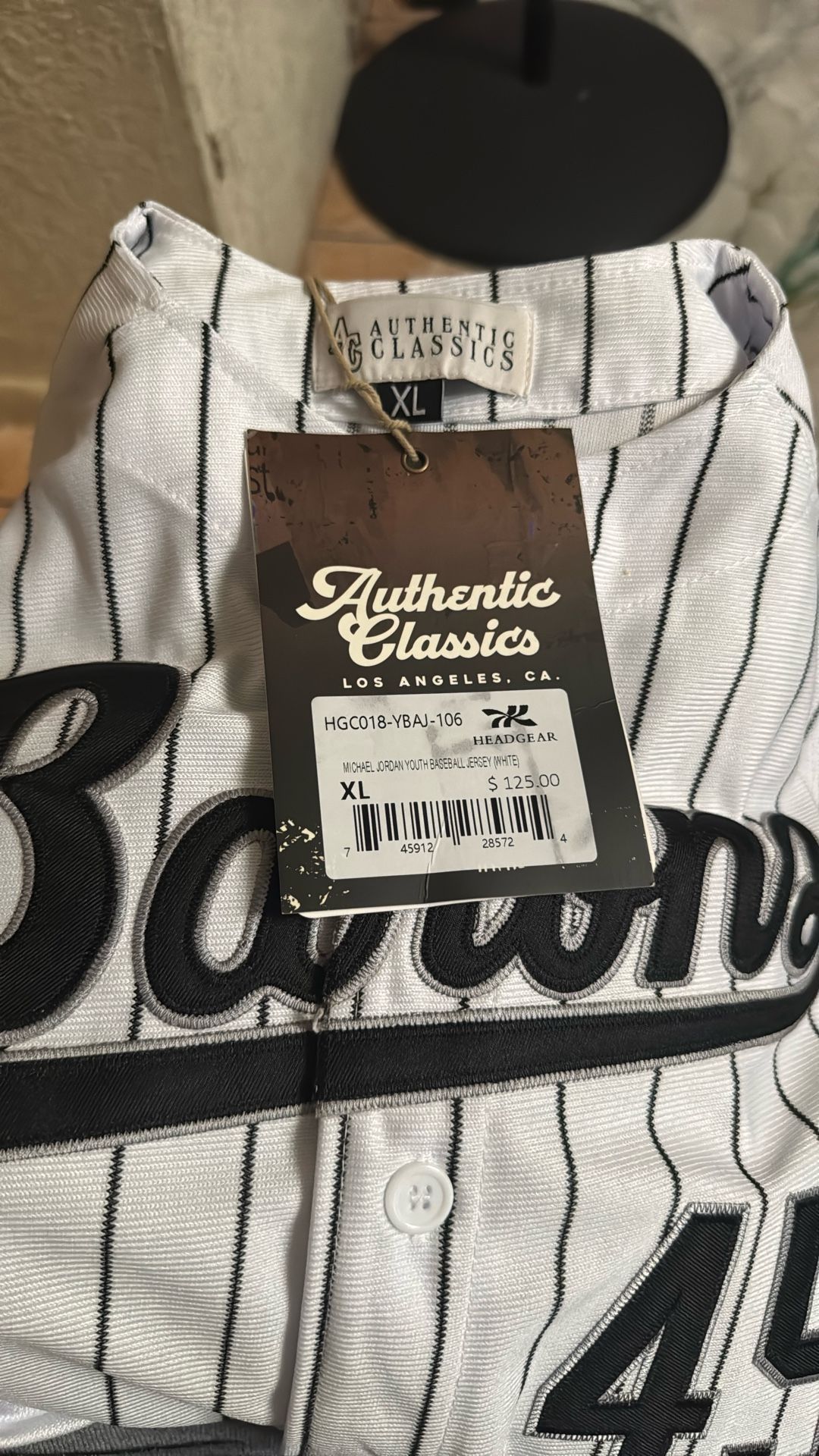 Michael Jordan baseball jersey