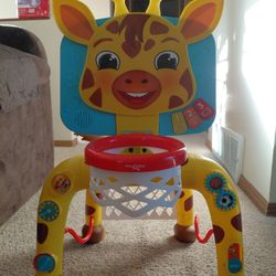 Giraffe Basketball Hoop + Soccer Net