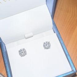 2 Carat Diamond Earrings 