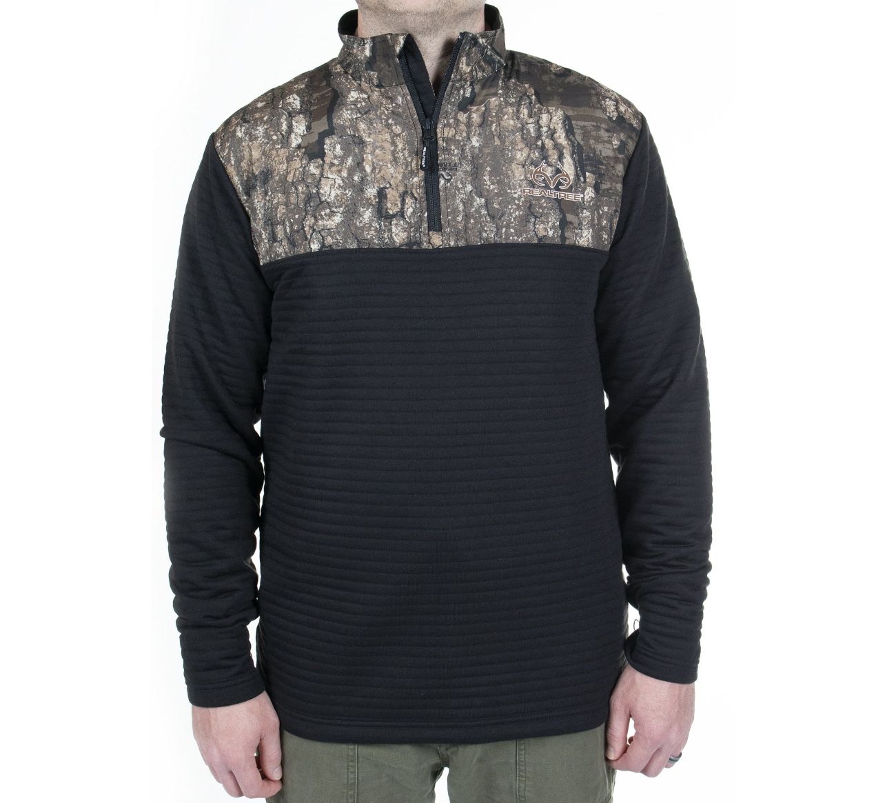 Realtree Men's 1/4 Zip Hunting Pullover Jacket Size: Large