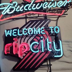 Blazers Beer Sign
