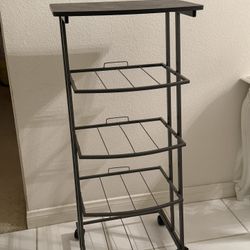 Dresser Storage 4-Tier With Wheels