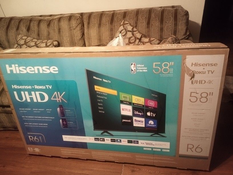 New 58’ Inch Roku Smart Tv ..$199.00!!