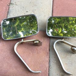 Pair of used Pickup Truck Chrome Mirrors .