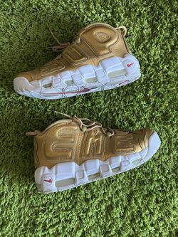 Nike air lore uptempo supreme gold