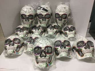(12) Lot of Masquerade / Dia de los Muertos Masks NBO NBU