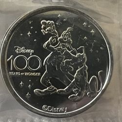 Disney 100 Anniversary Souvenir Medallion 