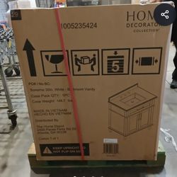 Home Decorators Collection Sonoma 30in. White Bathroom Vanity