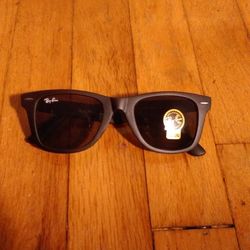 Ray-Ban Rayban Black Matte Wayfarer New Sunglasses