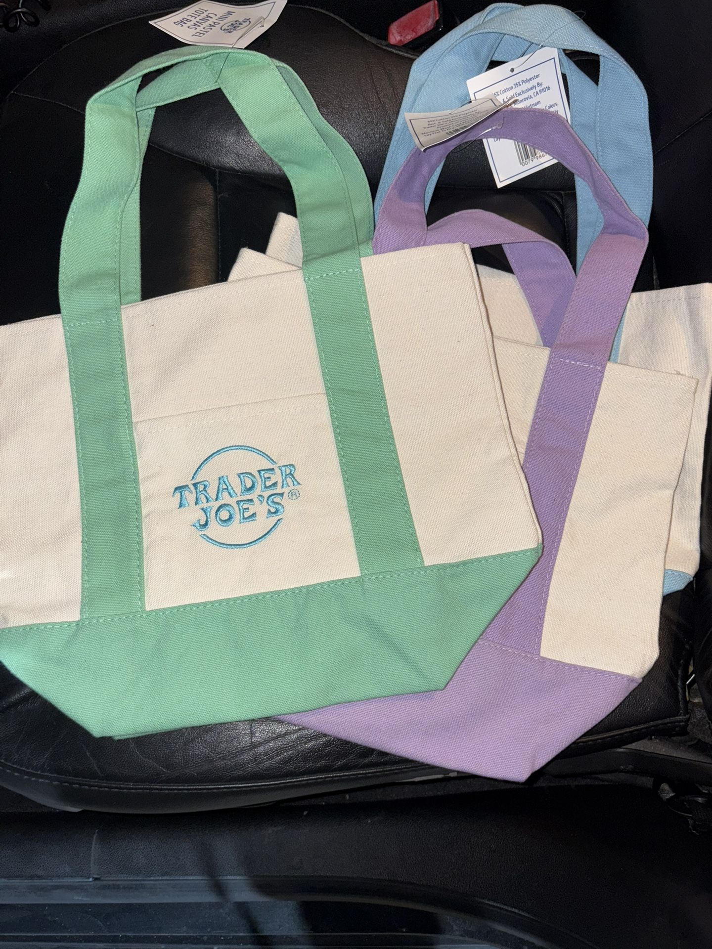 Trader Joe’s Mini Pastel Tote Bags