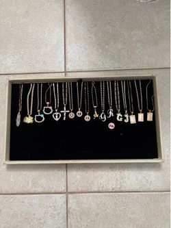 Initial necklace $16-$20